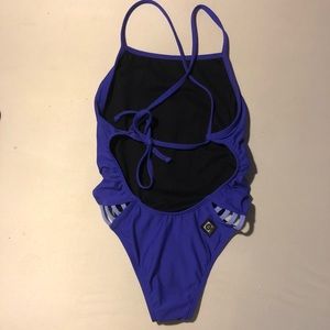 JOLYN PURPLE CUT OUT ONESIE TIE BACK SIZE 30